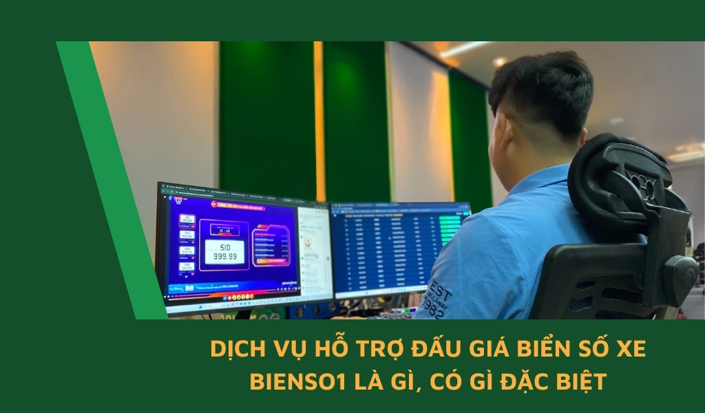 Dịch vụ hỗ trợ đấu giá biển số xe Bienso1 được triển khai từ tháng 11/2023