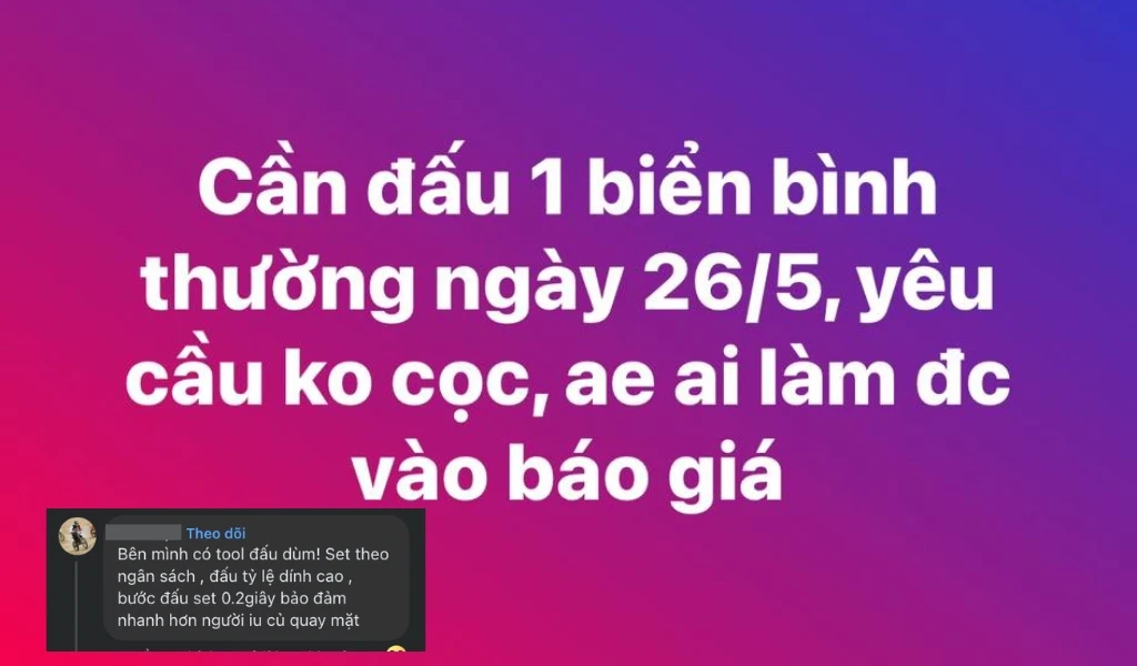 Người dân cảnh giác khi số lượng cá nhân/tổ chức lợi dụng hành vi lừa đảo đấu giá hộ biển số chuyển cọc tăng cao sau khi luật đấu giá thay đổi.