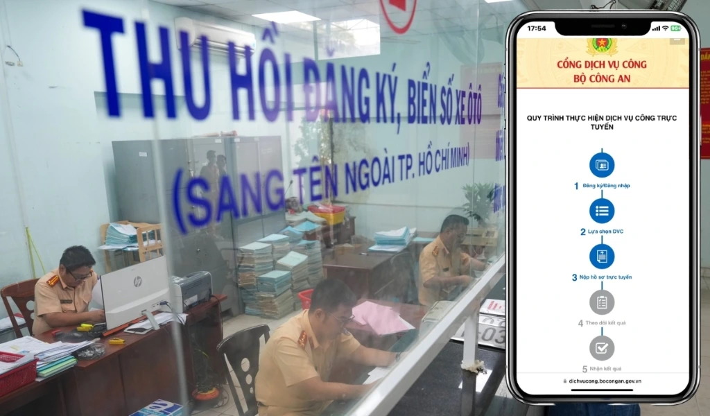 Đối với xe đang sở hữu, người trúng đấu giá cần thực hiện thu hồi biển số xe và đăng ký cấp đổi biển số. 
