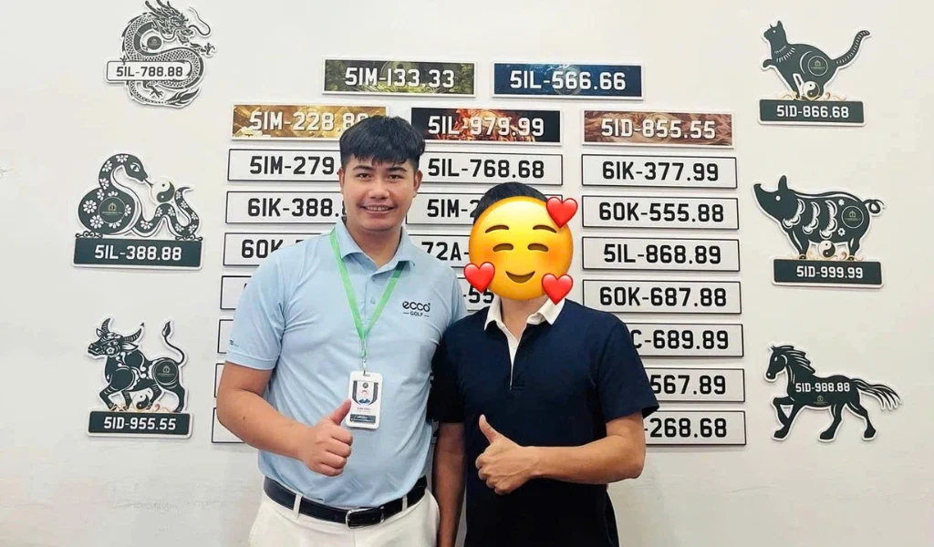 Anh Tuấn (Kiên Giang) sử dụng hỗ trợ đăng ký xe sau đấu giá biển số Bienso1 thành công nhận biển sau 7 ngày