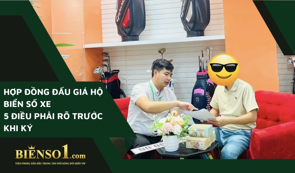 Việc nắm rõ nội dung hợp đồng đấu giá hộ biển số xe giúp đảm bảo quyền lợi ở mức tối đa, tránh rủi ro về pháp lý, tài chính.
